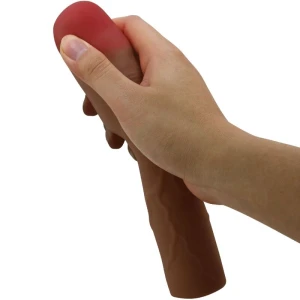 PRETTY LOVE - KYLIAN PENISHÃLLE MIT 7,6 CM VERLÃNGERUNG MULATTE
